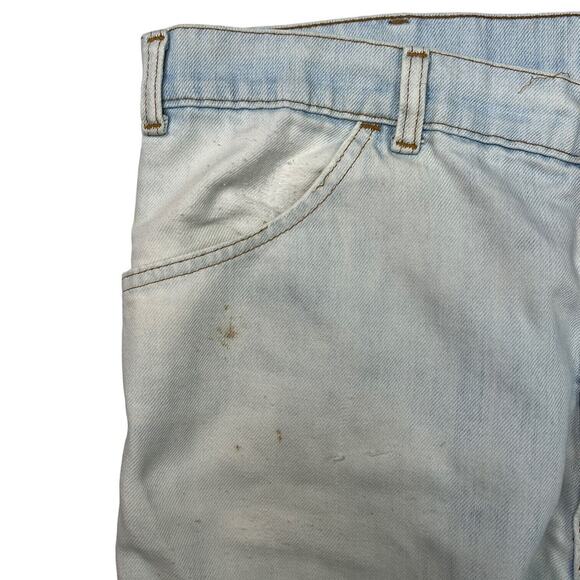Levi’s VTG 70s High Rise Slim Straight Jeans Orange Tab FLAW Light Wash 12/14 - Picture 4 of 10